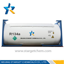 R134A Refrigerant Gas in Bulk ISO Tank for Cooling Y